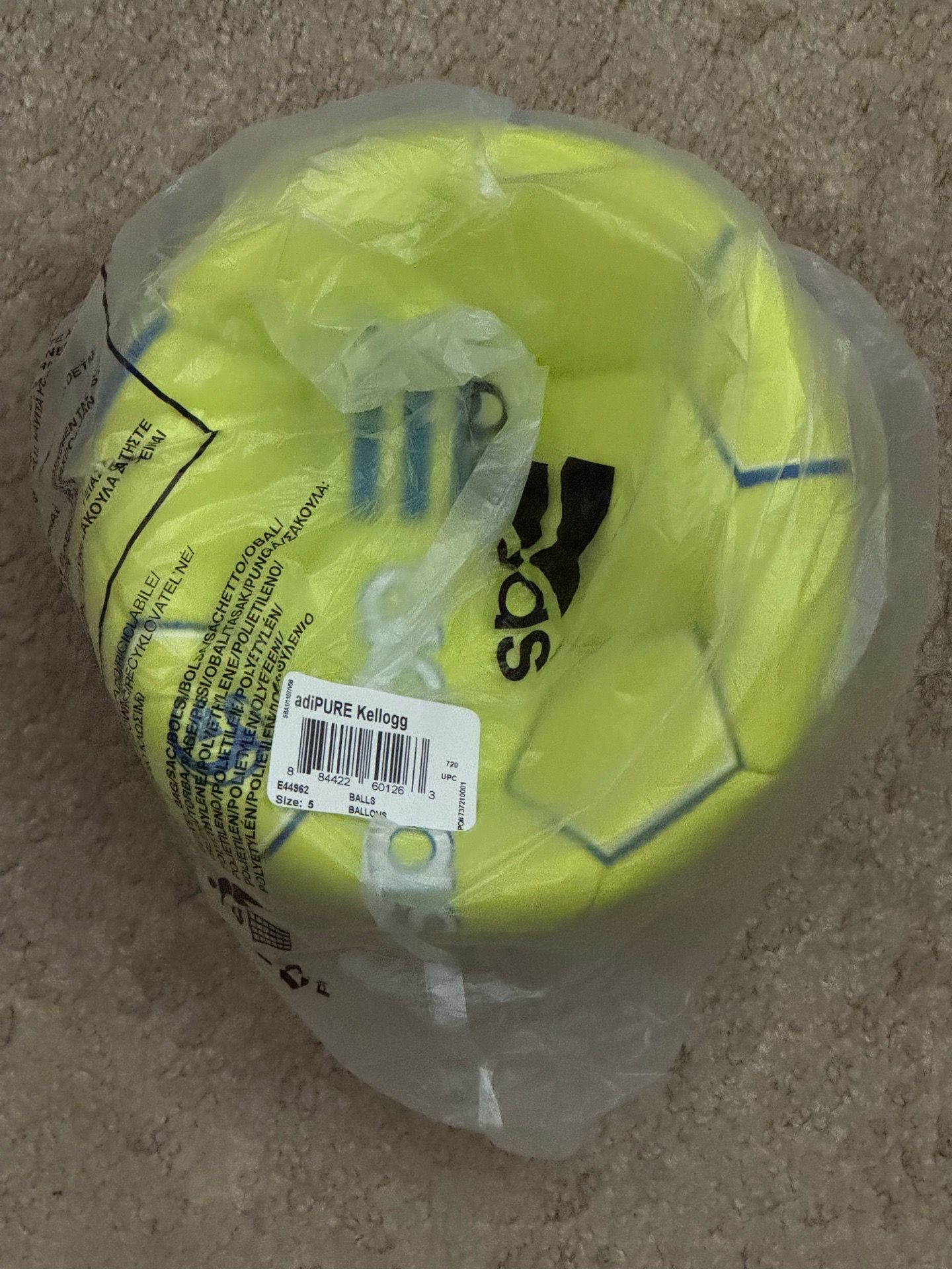 Unused Adidas Soccer Ball Size 5