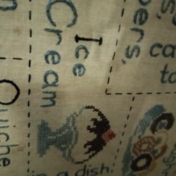 Hand Stitched Picture . 