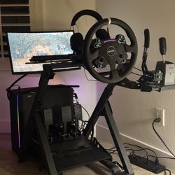 Sim racing rig for sale Moza R12 v2 , CRP 2 pedals ,