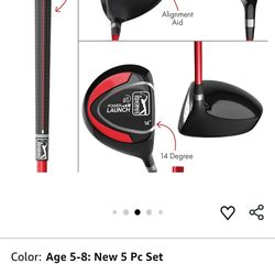 PGA TOUR Youth Golf Club Set – Ages 3-5 (3’6”-4’1”) and