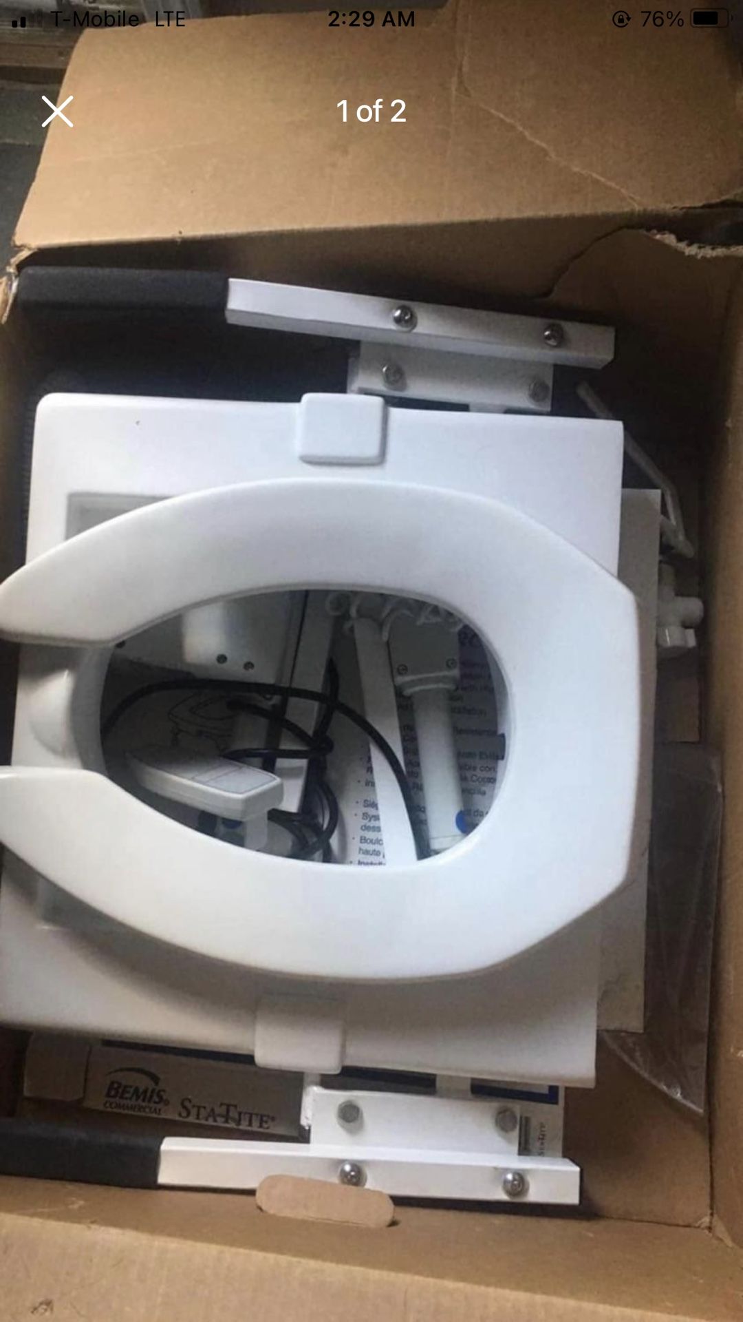 Lnew Electric hydraulic toilet seat lift kit inbox only $75
