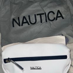 Nautica Waist Pouch / Belt Bag / Fanny Pack White