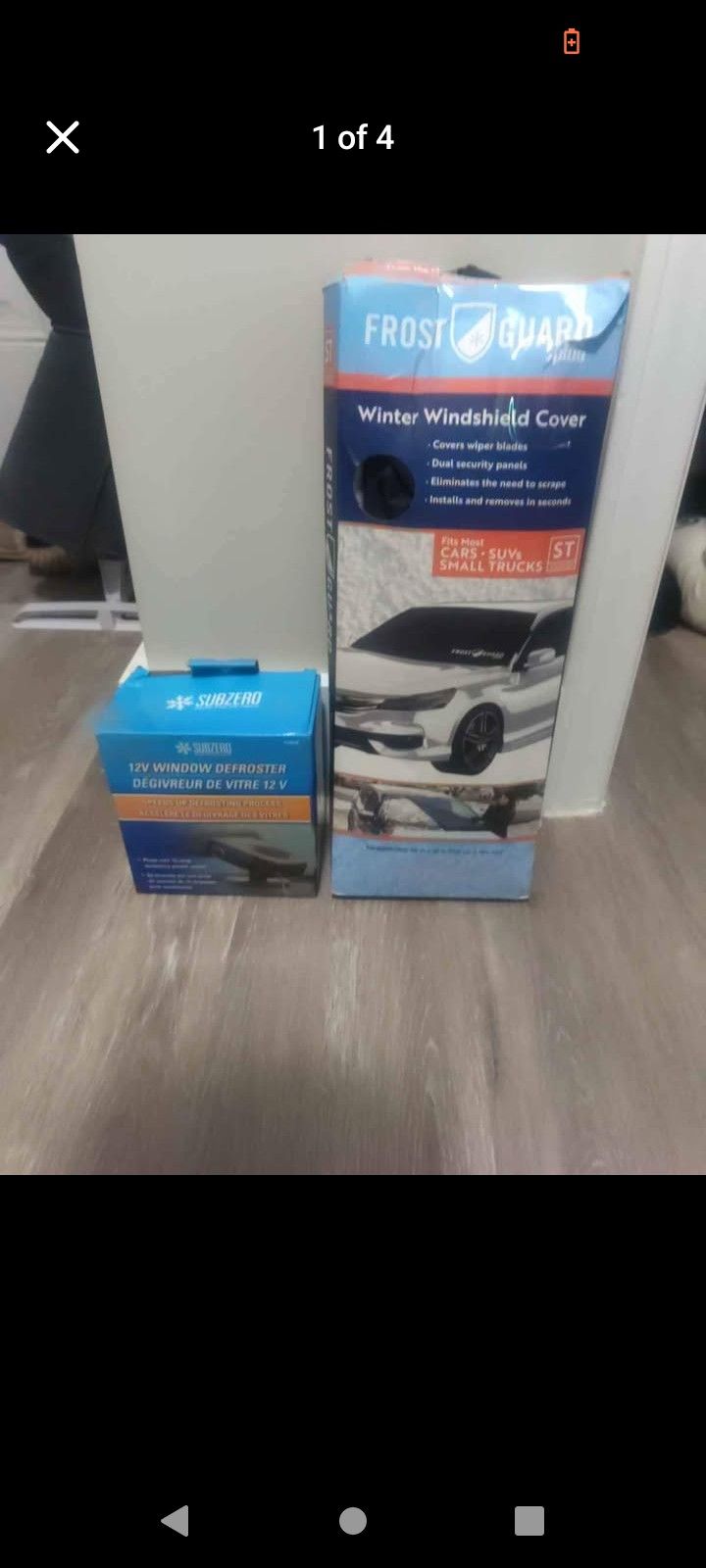 Car Plug In 12V Window Defroster And Windshield Cover