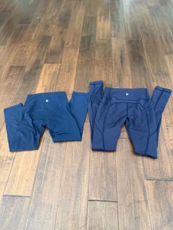 Lululemon Navy Blue Leggings Bundle - Align and Fast and Free
