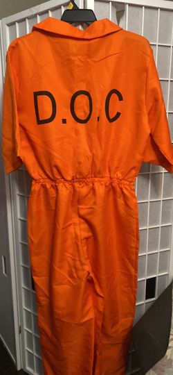 Prisoner costume for adult size XL