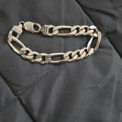 Figaro Bracelet .925 Silver 