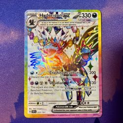 Hydreigon ex - 223/191 (Rainbow Full Art) SV08: Surging Sparks Pokémon TCG
