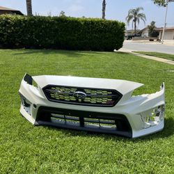 Wrx STI 18+ Pearl White Front Bumper 