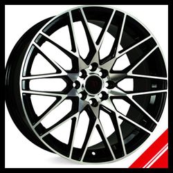 Brand New 18" TL LTR 5x114.3 / 5X100 Black Machine Wheels