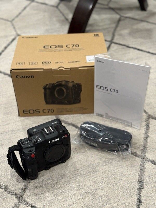 Canon EOS C70 4K Cinema Digital Camera - Black (4507C002)
