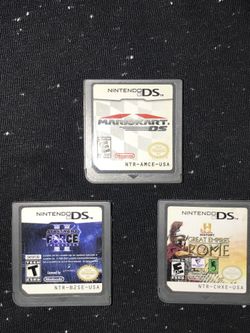 Nintendo DS Games (Mario Kart; Star Wars)