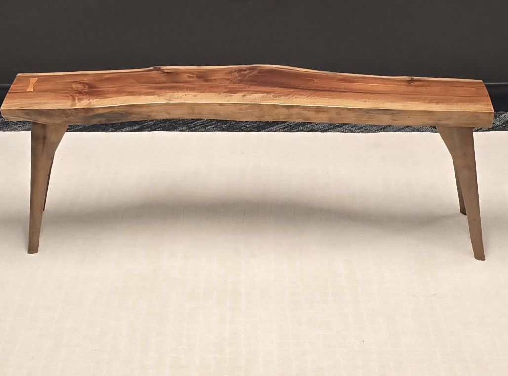 Solid English Walnut Bench