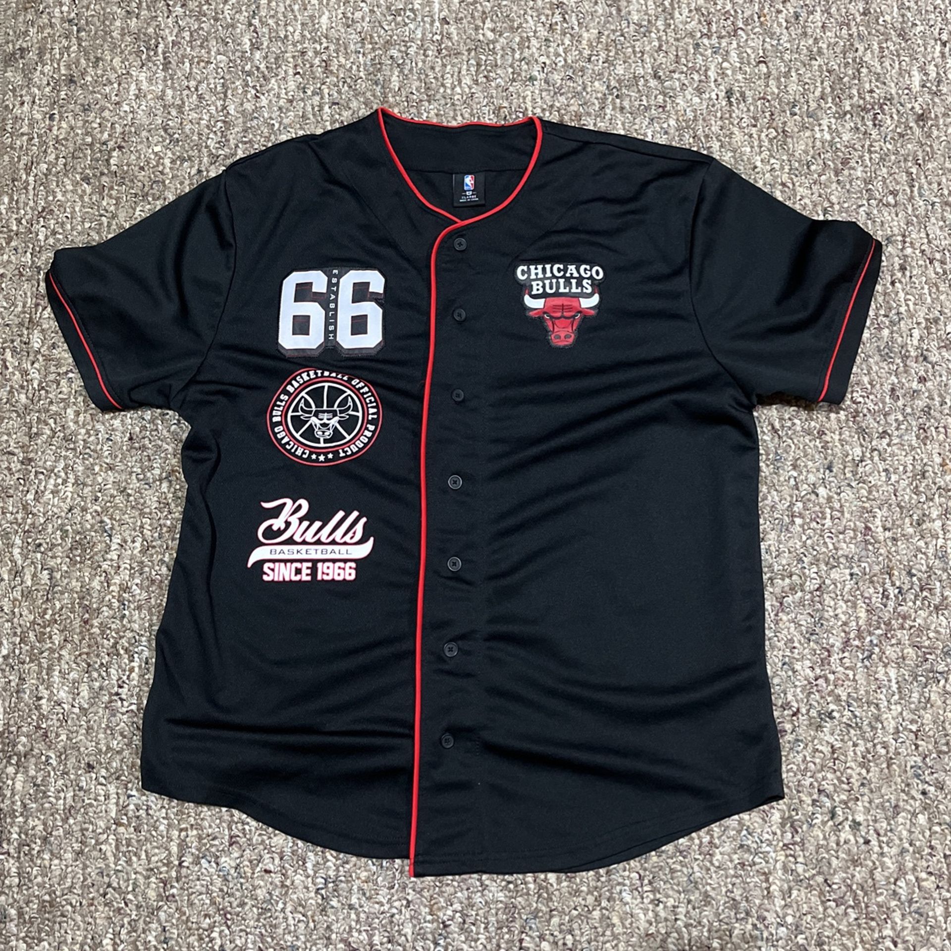 Nba Chicago Bulls Baseball Jersey