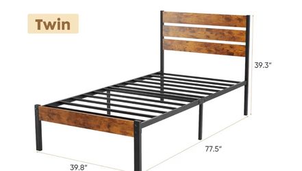 New twin size bed
