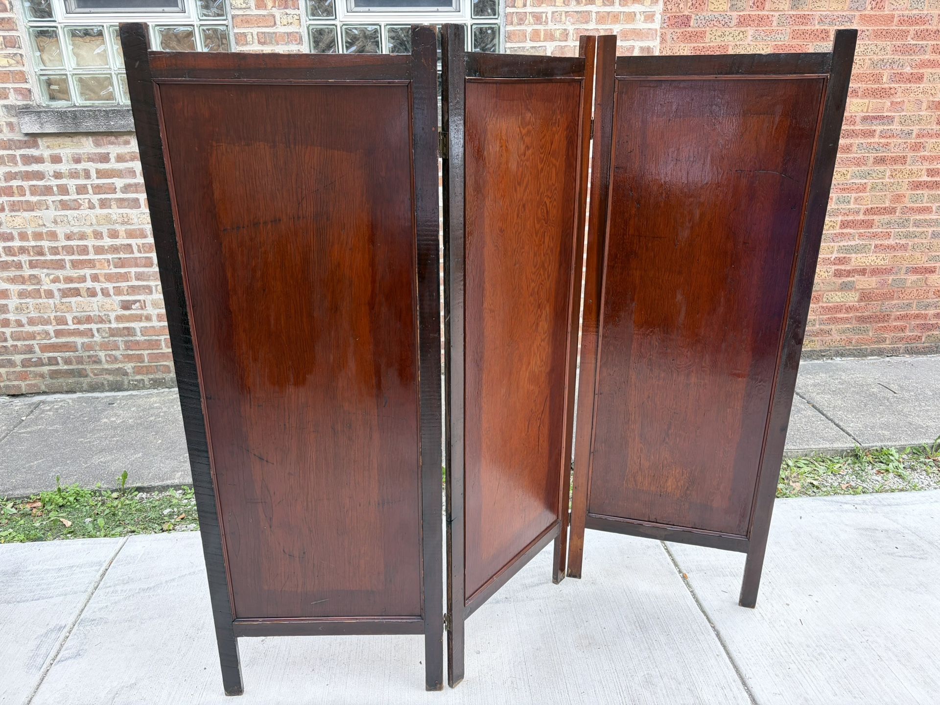 Vintage 3 Panel Privacy Screen