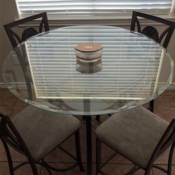 Glass Breakfast Table