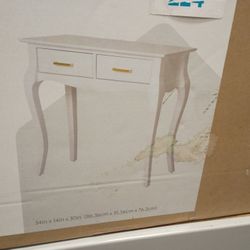 White Scarlett Console Table 