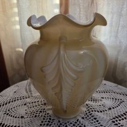 Fenton Feather Vase
