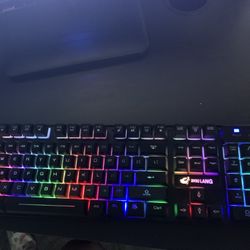 Gaming Keyboard And Mouse Plus Led Mousepad 