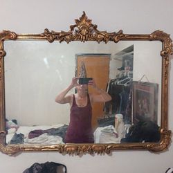  Mid Century VictorianVintage Antique Mirror 