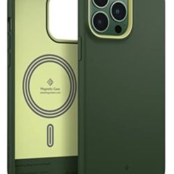 USED Caseology Nano Pop Mag Protective Case For iPhone 13 Pro Max - Green Avo