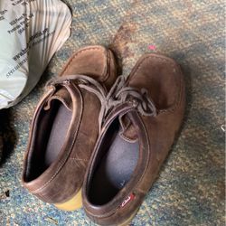 Leather Clarks Size8 Half