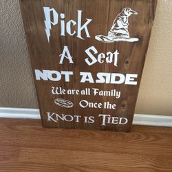 Nerd wedding sign