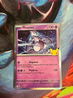 Mewtwo #63 Pokemon TCG 30th Celebration