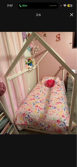 Kids House Bed Frame Twin Size