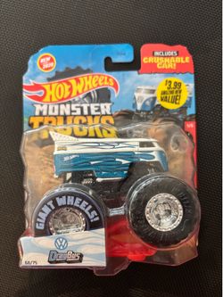 2020 Hot Wheels Monster Trucks VW Drag Bus 1:64 Scale, New