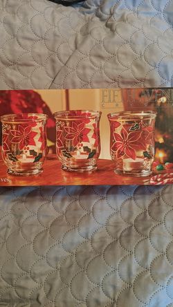 Three piece candle holder