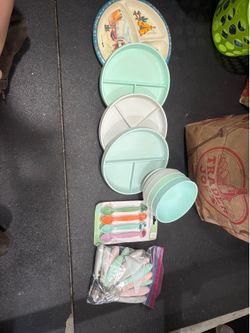 Toddler plates and cutlery