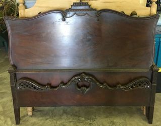 Antique Headboard & Footboard