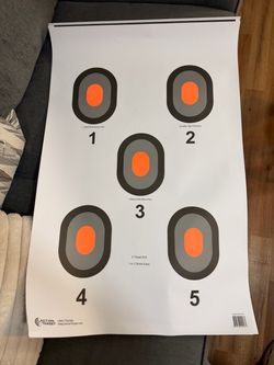20 Paper Range Targets