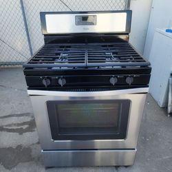 WHIRLPOOL STAINLESS STEEL GAS STOVE