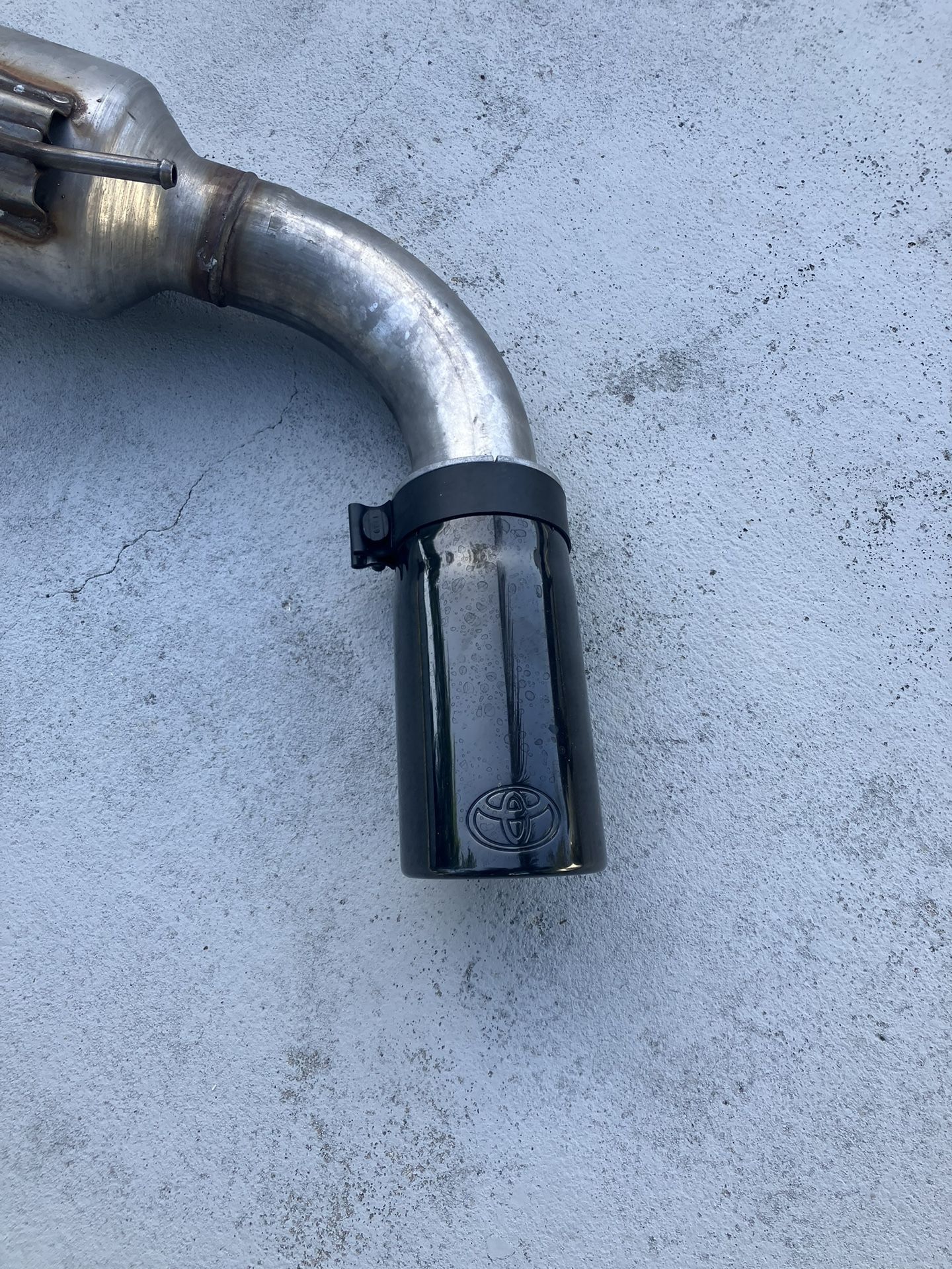 2025 Toyota Tacoma Exhaust Muffler With OEM Black Chrome Tip