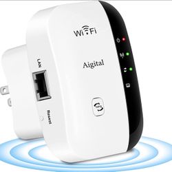 Aigital WiFi Extender 300 Mbps Wireless Repeater