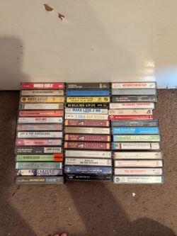 42 cassette tapes
