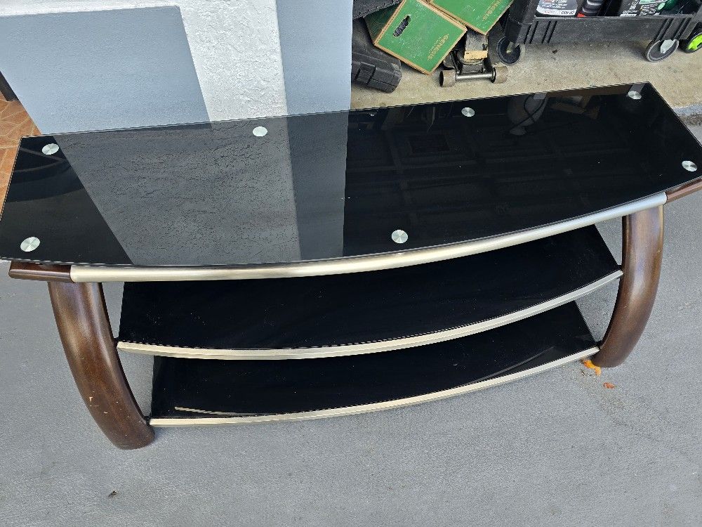 Glass TV Stand