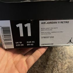 Air Jordan Bred 11 (2013) Size 11