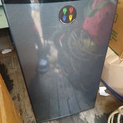 Black & Gray Mini Fridge