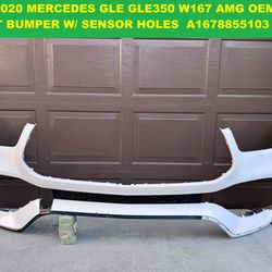 19-22 Mercedes GLE GLE350  Front Bumper Cover OEM w/sensor