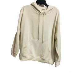 Women’s Ivory Hoodie Size Medium New