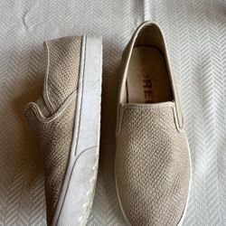 Women’s Beige Slip-Ons