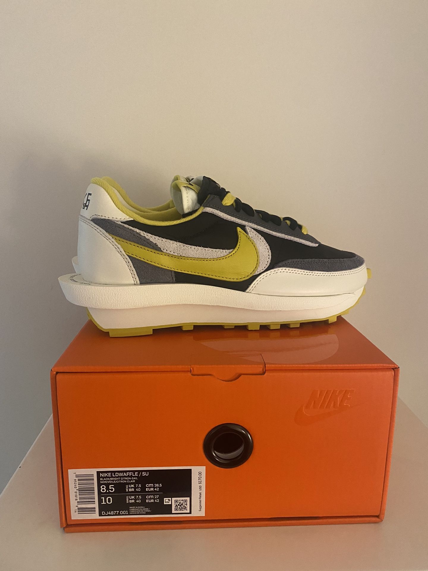 Nike Sacai LD Waffle Undercover Bright Citron