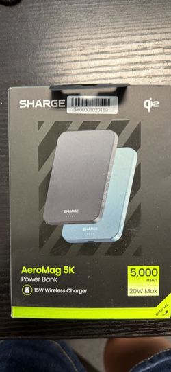 SHARGE AeroMag 5K Power Bank 5000mAh 15W Wireless Charger