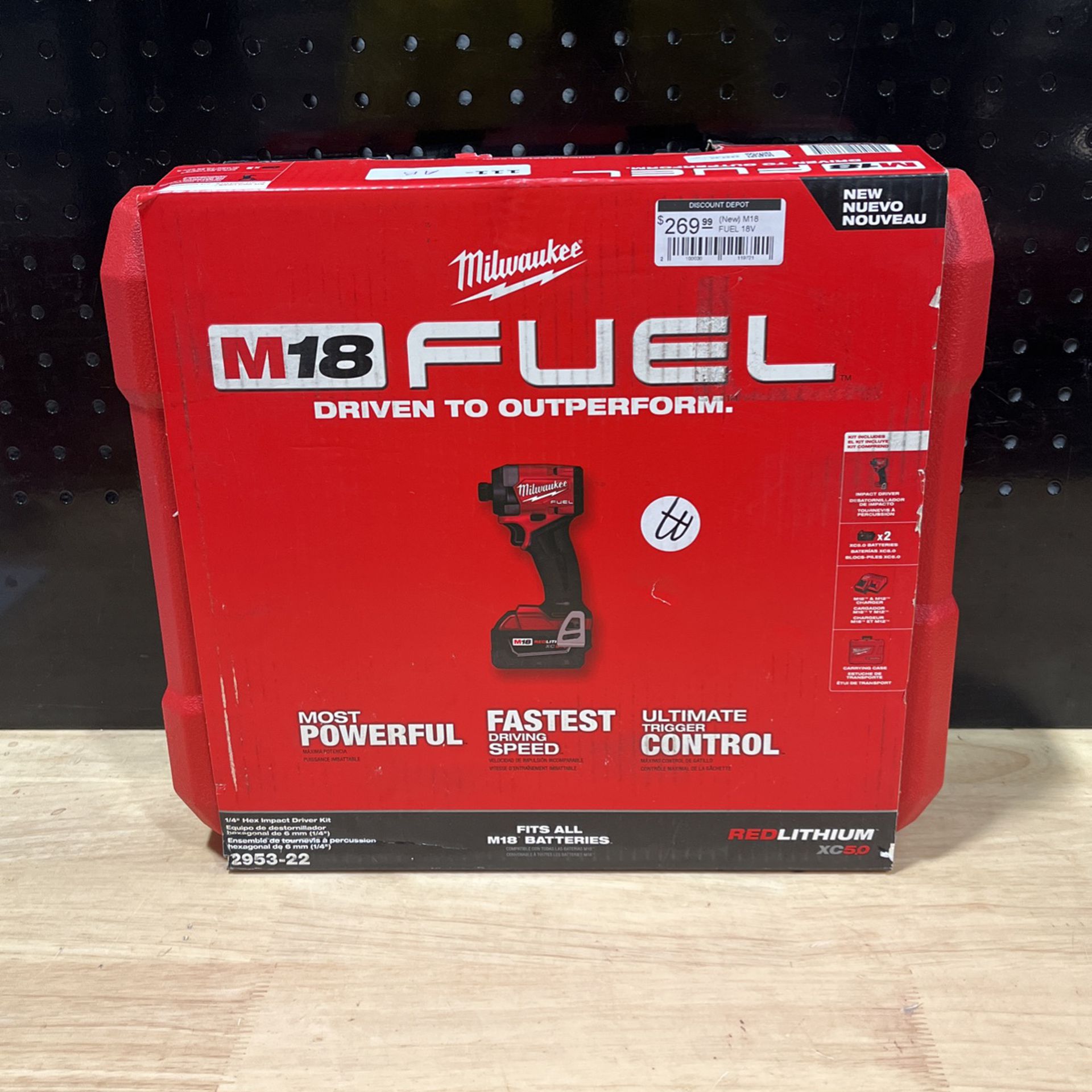 Milwaukee M18 FUEL 18V Lithium-Ion Brushless Cordless 1/4 in. Hex Impact  Driver Kit with Two 5.0Ah Batteries Charger Hard Case for Sale in Phoenix,  AZ OfferUp