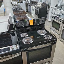 Blow Out Sale Warehouse Full Of Nice Like Brand New Refrigerators Washer Dryer Oven Stove Stackable Free Warranty Only 65for Financing 90day TO Pay 