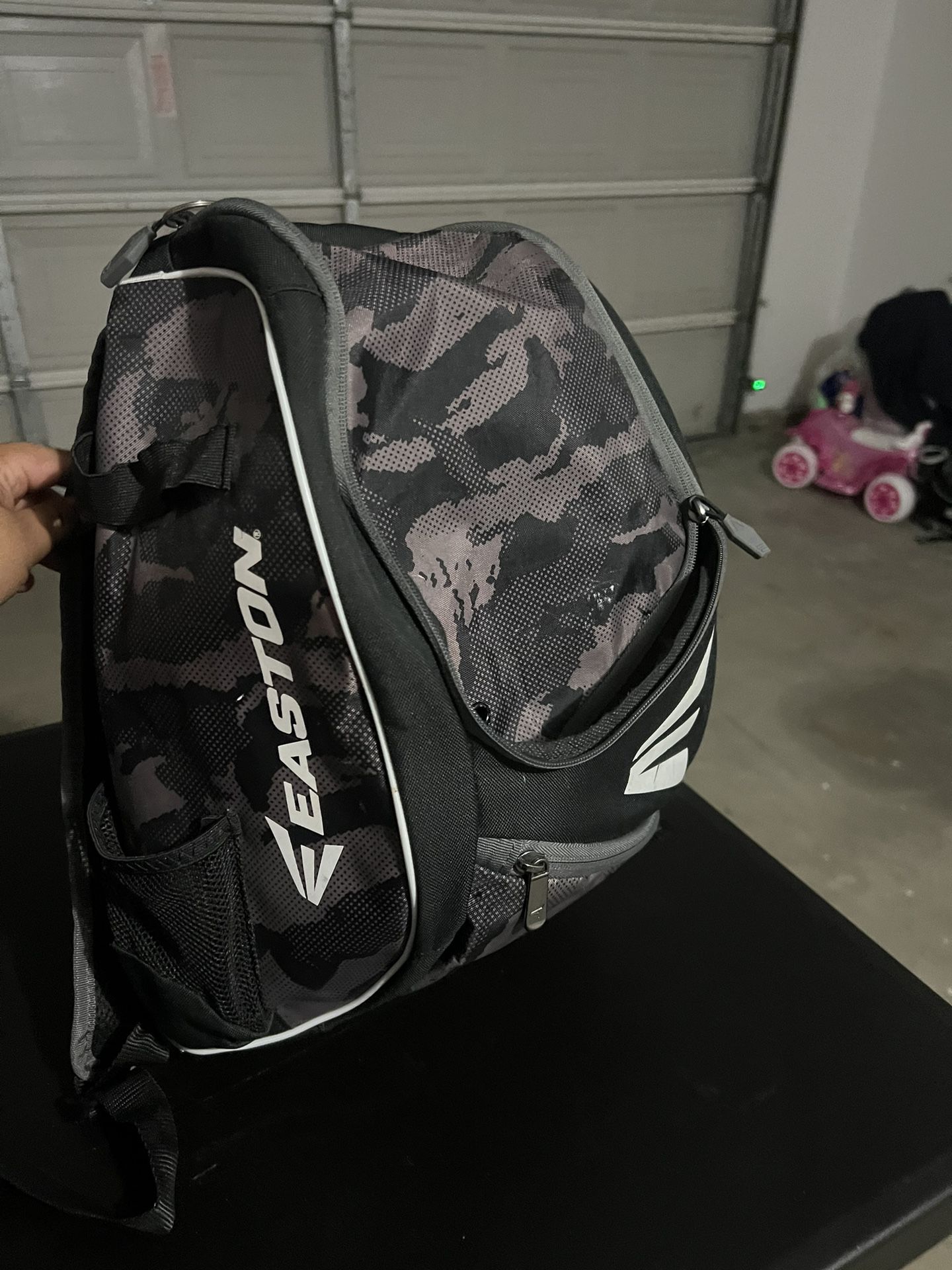 Baseball Backpack & Helmet 