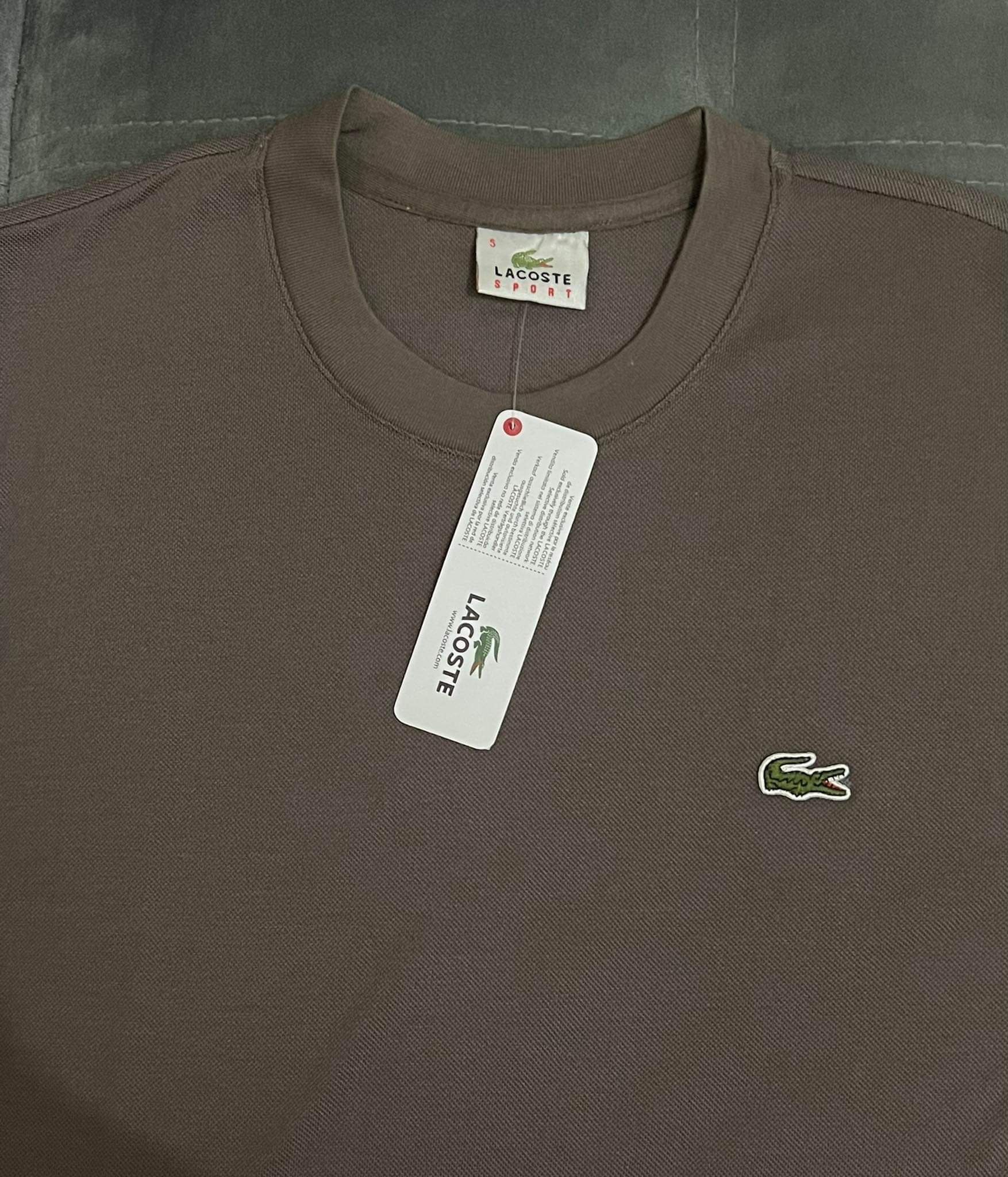 Lacoste Sport Classic Round-Neck Shirt For Sale